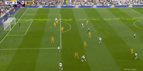 热刺2-2布莱顿联赛15轮不胜，西蒙斯传射，吕特绝平