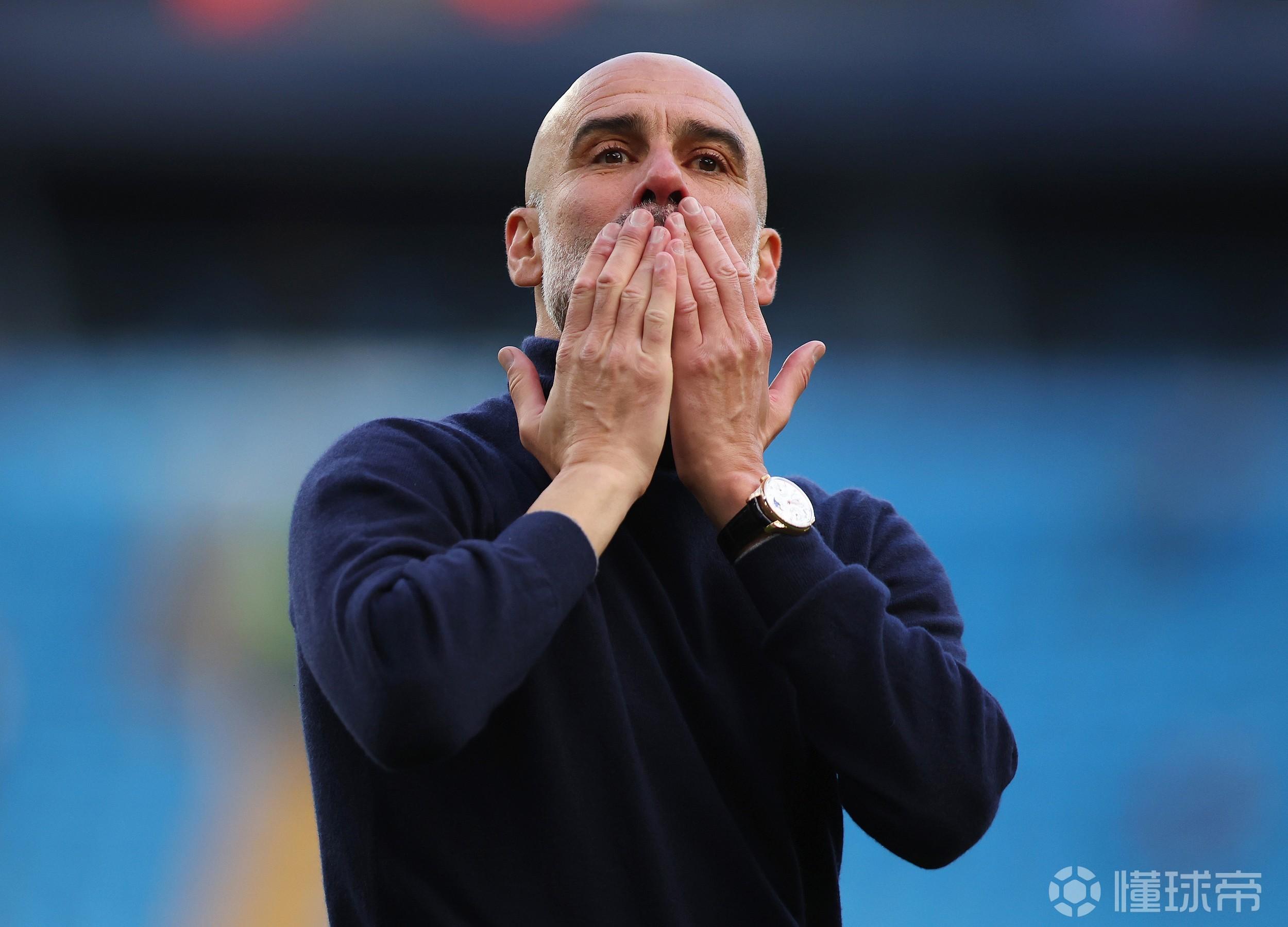 冲刺超稳，曼城近5个赛季4-5月英超战绩为34胜5平1负